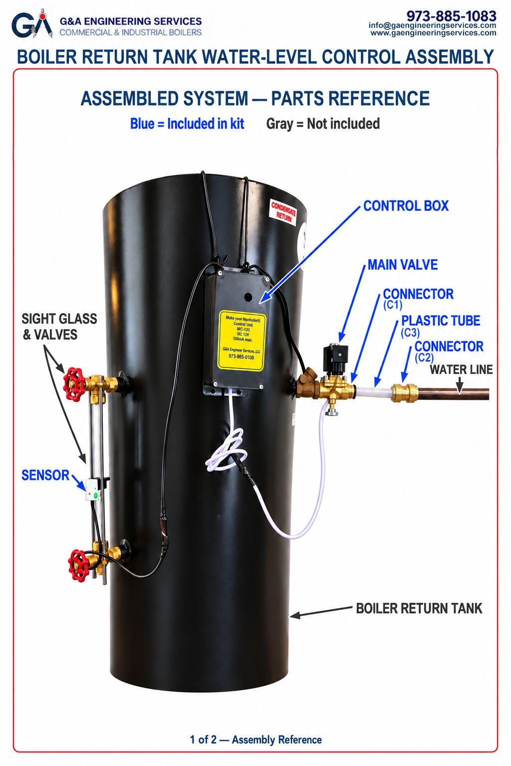 Automatic Return Tank Water-Level Control Assembly - Image 2